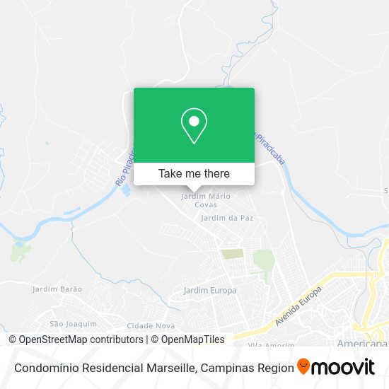 Condomínio Residencial Marseille map