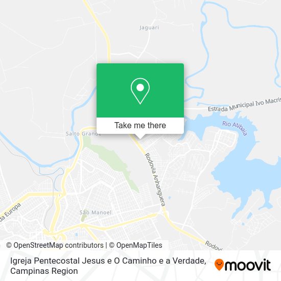 Igreja Pentecostal Jesus e O Caminho e a Verdade map