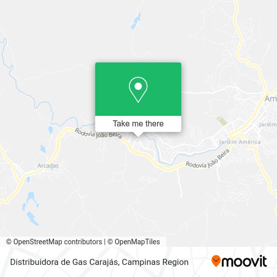 Distribuidora de Gas Carajás map