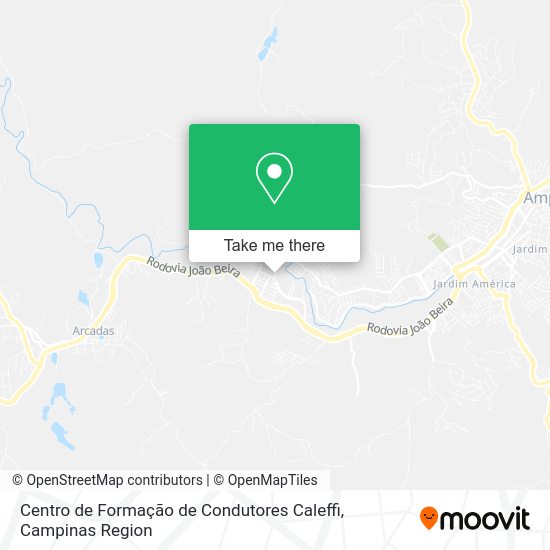 Centro de Formação de Condutores Caleffi map