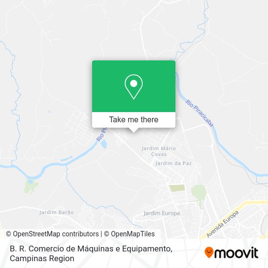 B. R. Comercio de Máquinas e Equipamento map