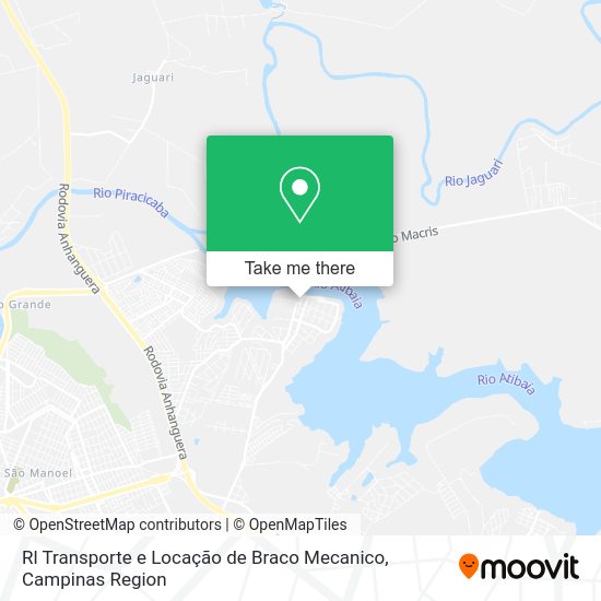Rl Transporte e Locação de Braco Mecanico map