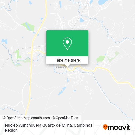 Núcleo Anhanguera Quarto de Milha map