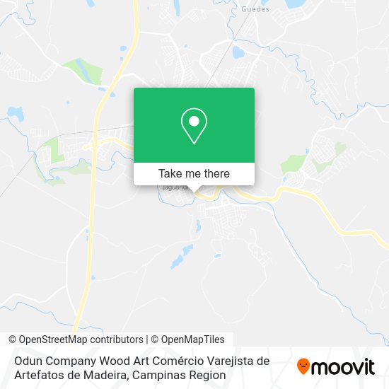 Odun Company Wood Art Comércio Varejista de Artefatos de Madeira map