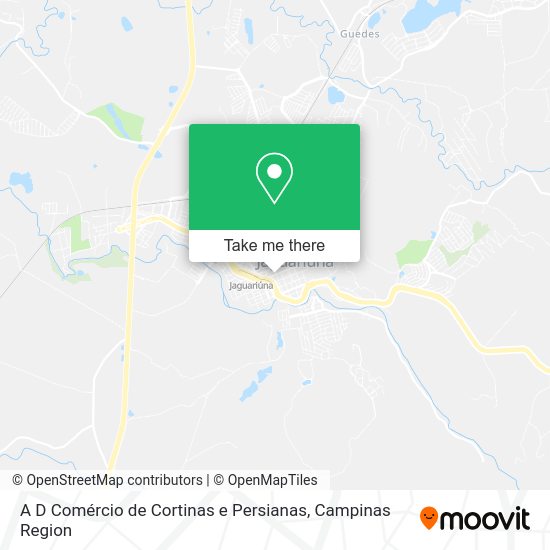 A D Comércio de Cortinas e Persianas map