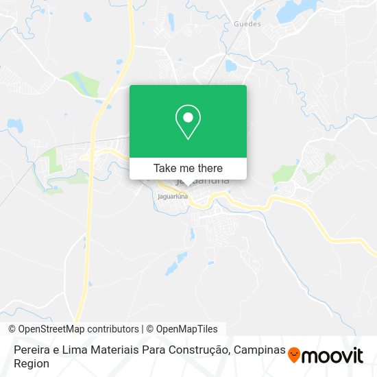 Pereira e Lima Materiais Para Construção map