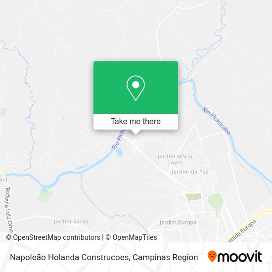 Napoleão Holanda Construcoes map