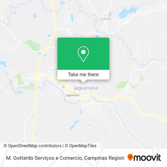 M. Gottardo Serviços e Comercio map