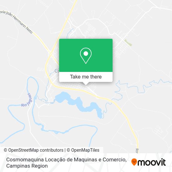 Cosmomaquina Locação de Maquinas e Comercio map