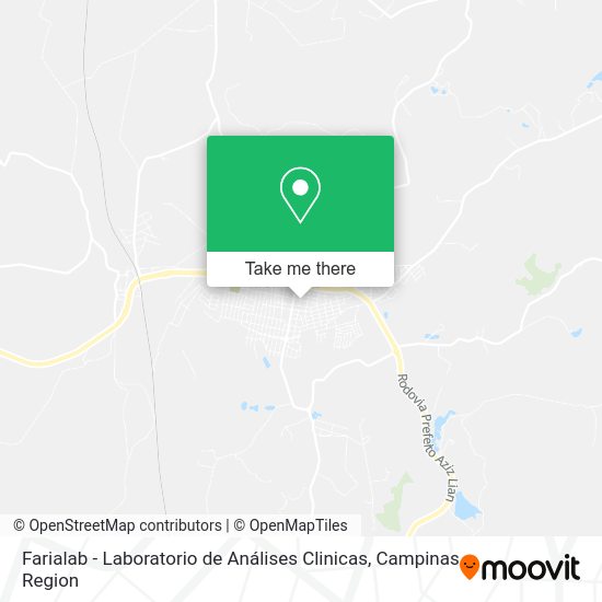 Farialab - Laboratorio de Análises Clinicas map