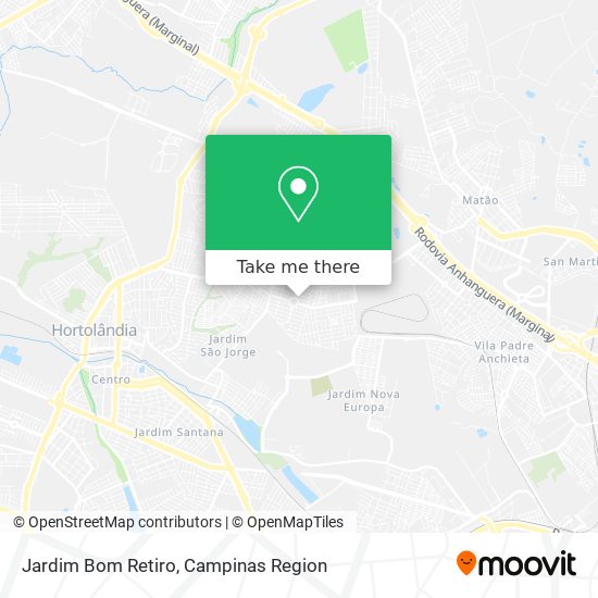 Mapa Jardim Bom Retiro