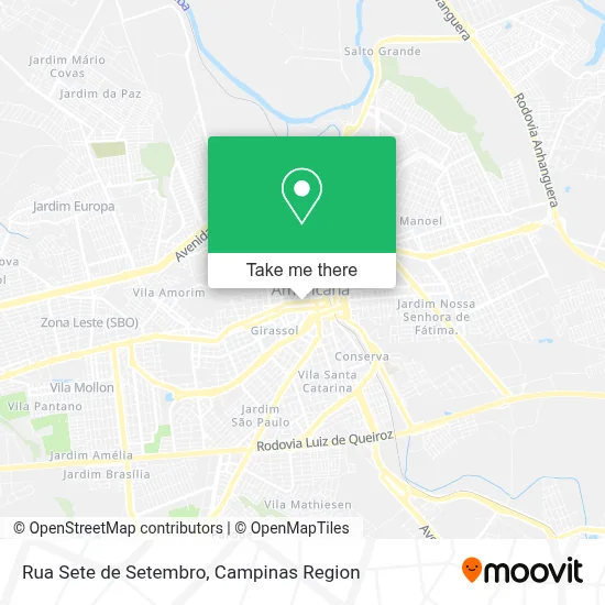 Rua Sete de Setembro map