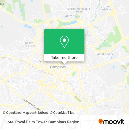 Hotel Royal Palm Tower map