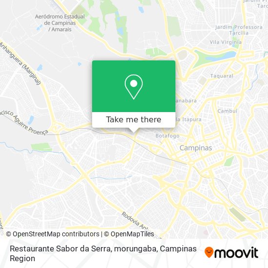 Restaurante Sabor da Serra, morungaba map