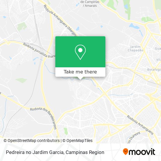 Pedreira no Jardim Garcia map