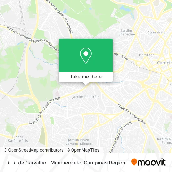 R. R. de Carvalho - Minimercado map
