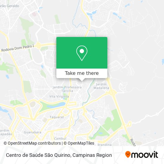 Centro de Saúde São Quirino map