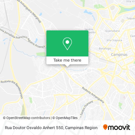 Rua Doutor Osvaldo Anhert 550 map