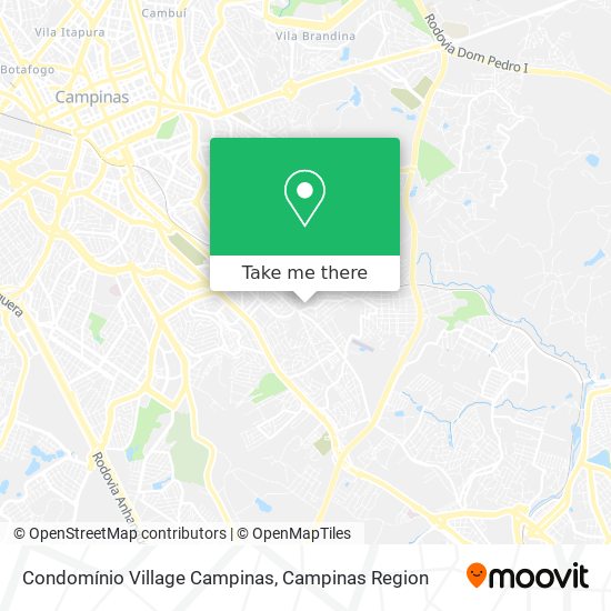 Condomínio Village Campinas map