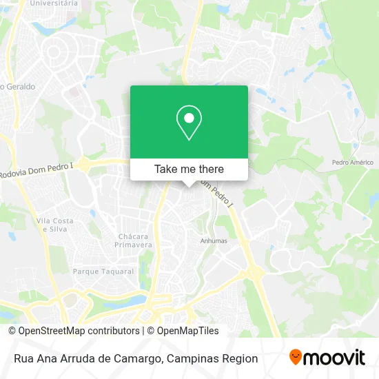 Rua Ana Arruda de Camargo map