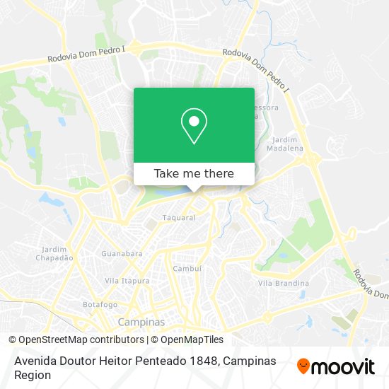 Avenida Doutor Heitor Penteado 1848 map