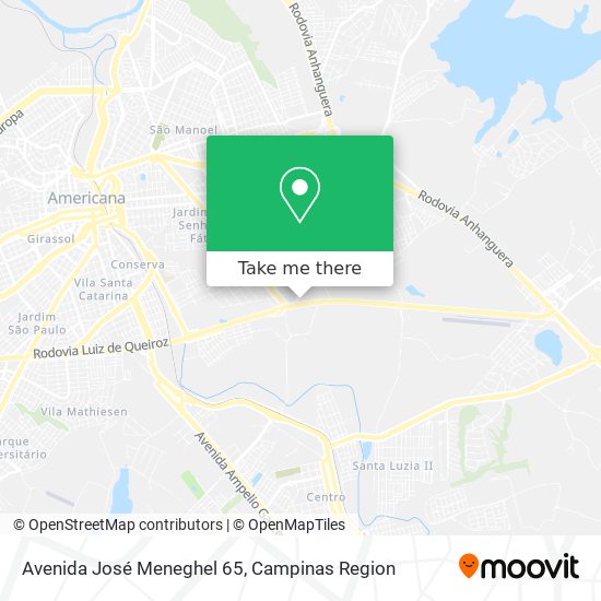 Mapa Avenida José Meneghel 65