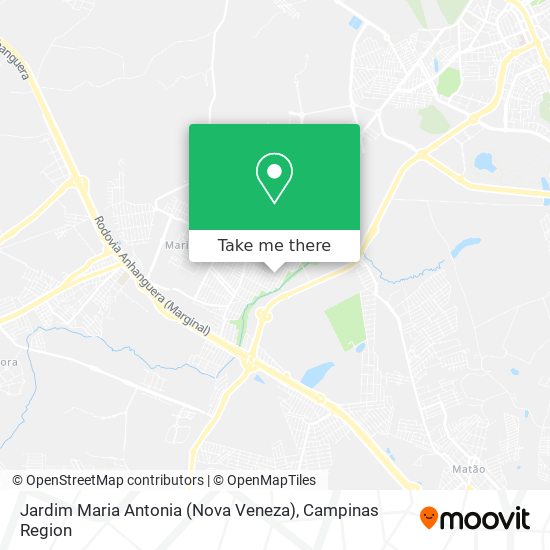 Mapa Jardim Maria Antonia (Nova Veneza)