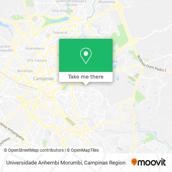 Universidade Anhembi Morumbi map