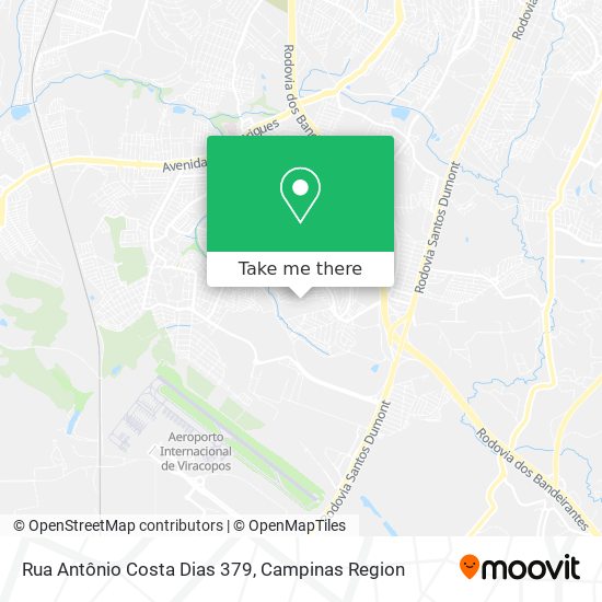Rua Antônio Costa Dias 379 map