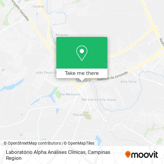 Laboratório Alpha Análises Clínicas map