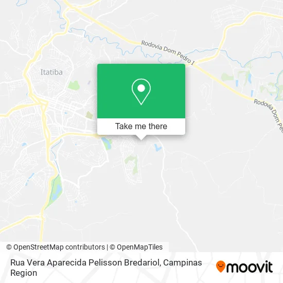 Rua Vera Aparecida Pelisson Bredariol map