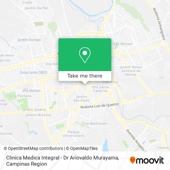 Clinica Medica Integral - Dr Ariovaldo Murayama map