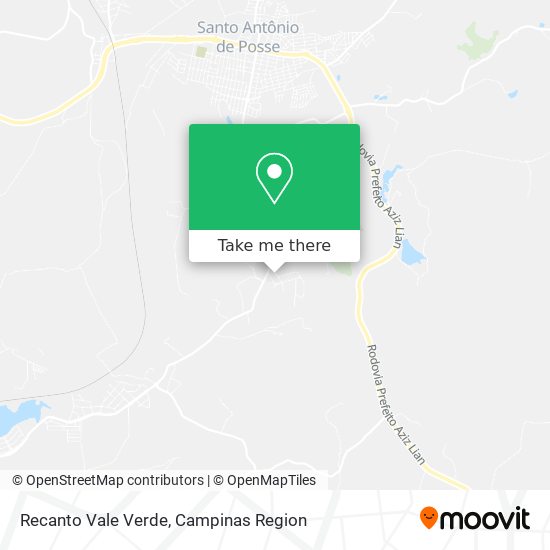 Recanto Vale Verde map