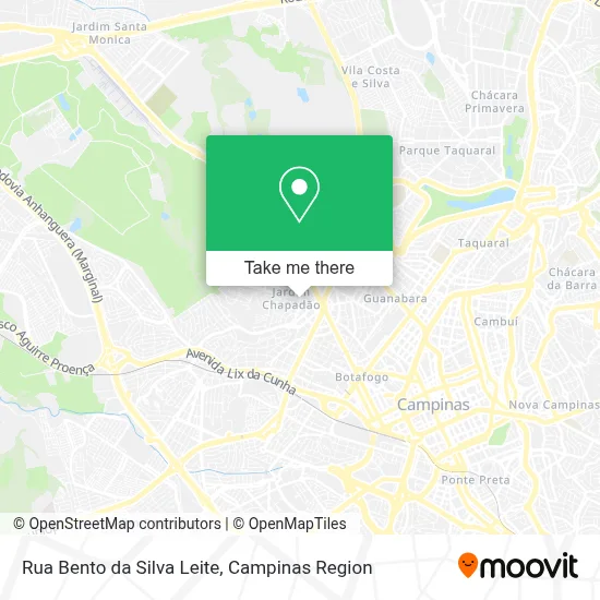 Rua Bento da Silva Leite map