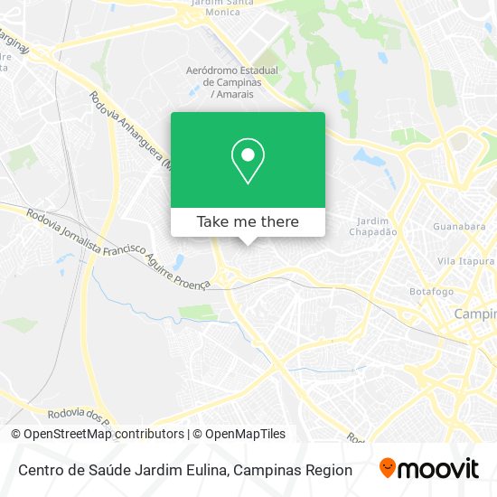 Mapa Centro de Saúde Jardim Eulina