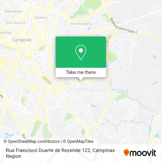 Rua Francisco Duarte de Rezende 122 map