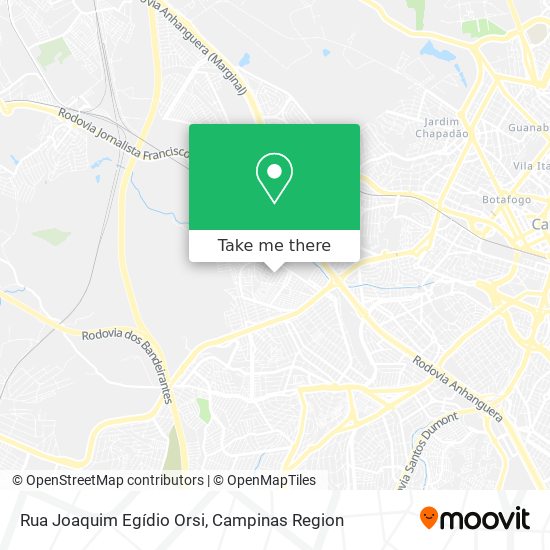 Rua Joaquim Egídio Orsi map
