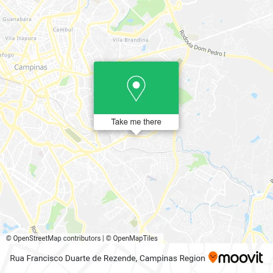 Rua Francisco Duarte de Rezende map