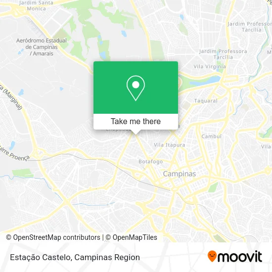 Estação Castelo map