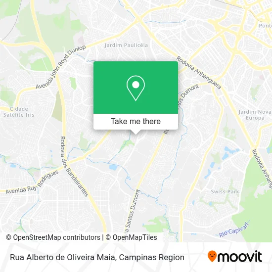 Rua Alberto de Oliveira Maia map