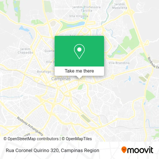 Rua Coronel Quirino 320 map