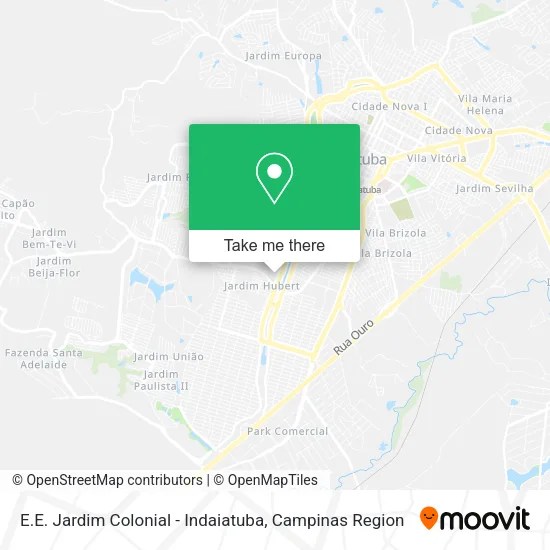 E.E. Jardim Colonial - Indaiatuba map