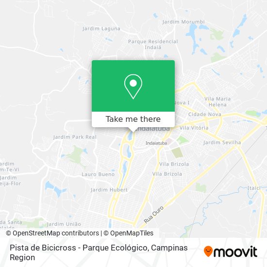 Pista de Bicicross - Parque Ecológico map