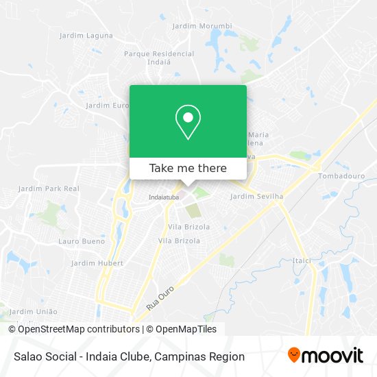 Salao Social - Indaia Clube map