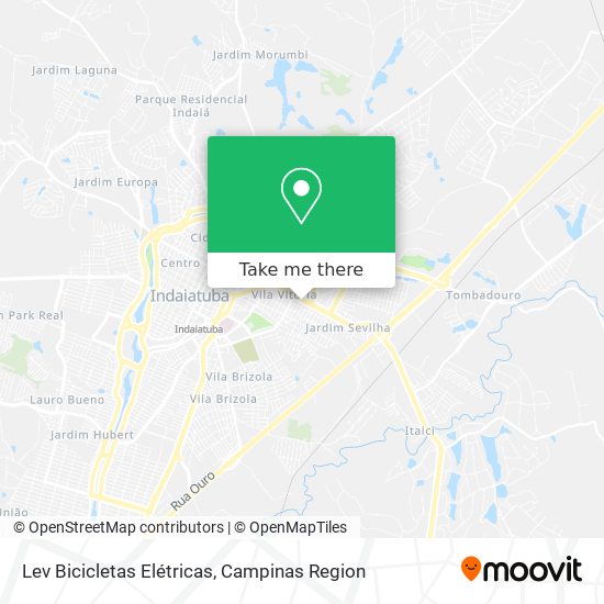 Lev Bicicletas Elétricas map