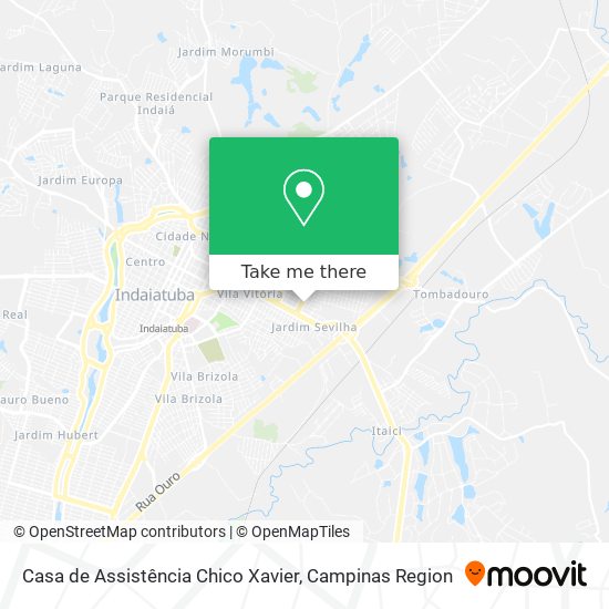 Casa de Assistência Chico Xavier map