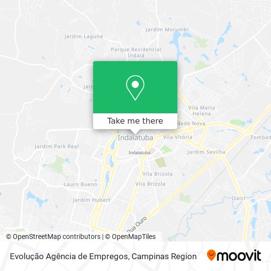 Evolução Agência de Empregos map