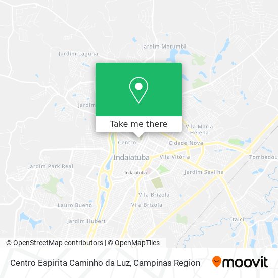 Centro Espirita Caminho da Luz map