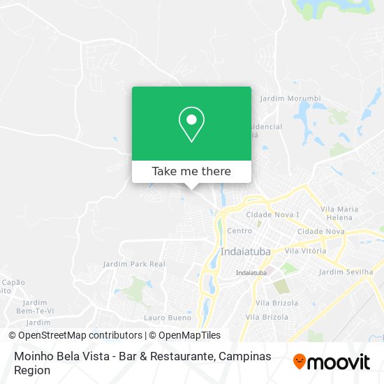 Moinho Bela Vista - Bar & Restaurante map