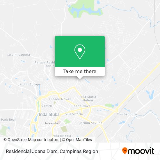 Residencial Joana D'arc map